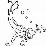 Coloring Colouring Diver Scuba Clipart Diving Drawing Boy Clipartbest Clip Vbs Drawings Choose sketch template