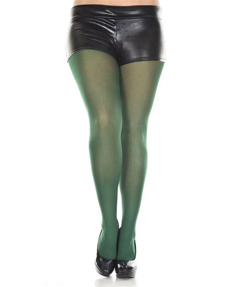 New Music Legs 747q Plus Size Opaque Tights Pantyhose Ebay