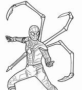 Iron Spiderman Coloring Pages Spider Avengers Infinity War Man Drawing Marvel Choose Board Lego sketch template