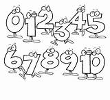 Coloring Pages Numbers Number Kids Printable Color Numeros Toddlers Preschool Cijfers Colorear sketch template