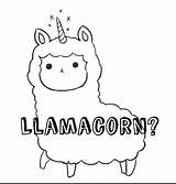 Llamacorn Llama Pusheen Llamas Dibujar sketch template