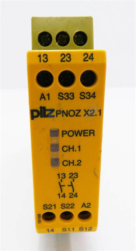 pilz pnoz  vacdc  pnozx  vacdc   safety relay distressed ebay