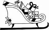 Schlitten Slee Kerst Kleurplaten Traineau Cadouri Arreslee Coloriages Geschenk Gemischt Colorat Malvorlagen Malvorlage Sanie Weihnachtsmann Planse Imagini Weihnachtsschlitten Animaatjes Craciun sketch template