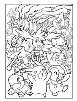 Coloring Pokemon Pages Starter Getcolorings Print Color sketch template