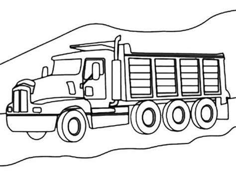 awesome dump truck coloring page  warm cool coloring