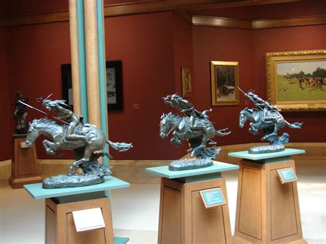 sandra scotts travel columns visiting  remington art museum