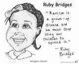 Ruby Bridges Coloring Printable Kids Meaghan Elderkin Pages sketch template