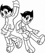 Coloring Astro Boy Good Wecoloringpage Pages sketch template