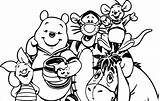 Family Coloring Pages Pooh Animal Winnie Drawing Wecoloringpage Getcolorings Color Getdrawings sketch template