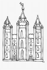 Temple Lds Coloring Clipartkey sketch template