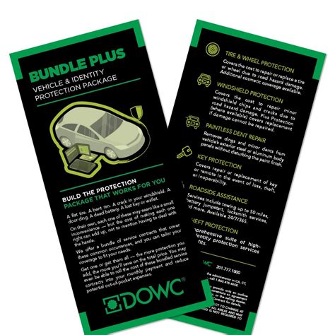 bundle  rack card bundle dowc