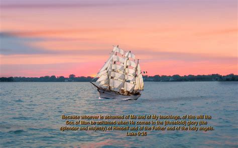 natural sailing  sea bible verse
