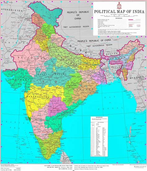 updated indian map