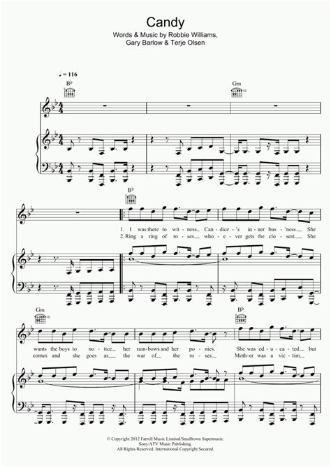 candy piano sheet music onlinepianist