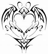 Tribal Heart Tattoo Tattoos Cliparts Stencil Designs Guys Deviantart Library Clipart sketch template