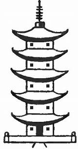Pagoda Draw Cartoon Drawing Japanese Step Temple Drawings Easy Chinese Simple Drawinghowtodraw Steps Asian Tutorial 2d Tutorials Choose Board sketch template