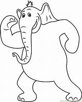 Horton Coloring Pages Elephant Getdrawings sketch template