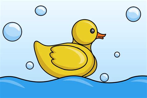 cute duck drawing    clipartmag