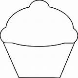 Cupcake Coloring Outline Pages Empty Easy Clipart Basic Drawing Printable Cupcakes Template Wecoloringpage Birthday Templates Cartoon Print Cute Printables Clipartmag sketch template
