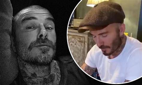 david beckham debuts his shaved head daily mail online