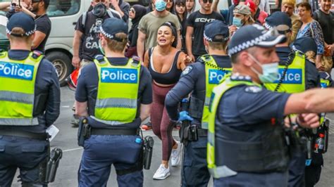Melbourne Anti Lockdown Protest Six Police Officers Hospitalised 1 2