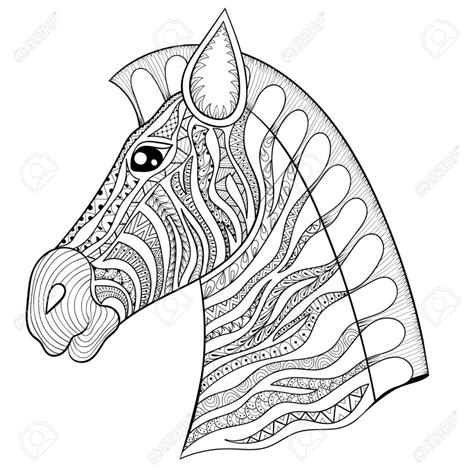 horse zentangle coloring pages  getcoloringscom  printable