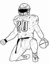 Coloring Football Pages Printable Filminspector Stopping Thanks sketch template