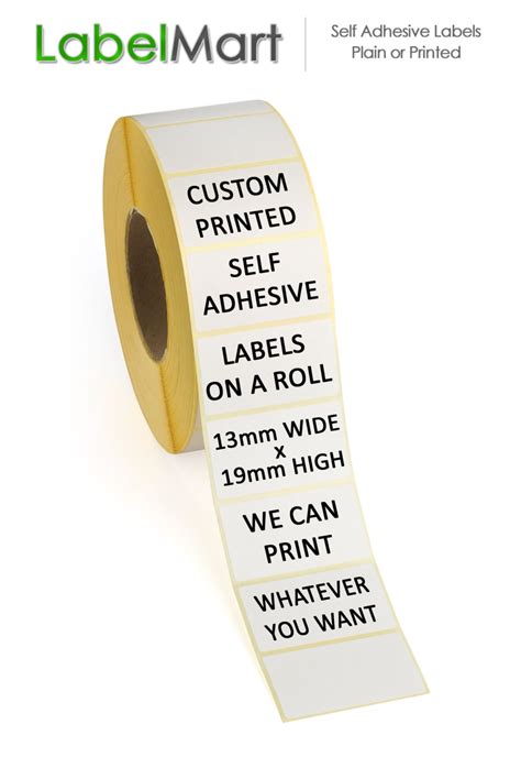 adhesive labels   roll mm  mm custom etsy uk