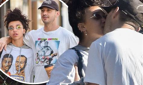 shia labeouf packs on the pda with girlfriend fka twigs after a lunch date daily mail online