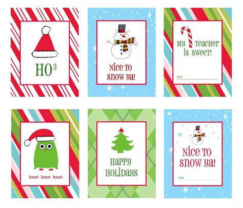 printable christmas gift cards