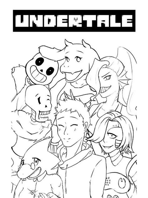 undertale minecraft coloring pages coloring pages