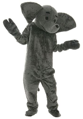 adult mascot elephant costume heffalump mascot costume