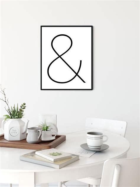 ampersand print ampersand poster ampersand typographical