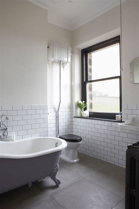Cool modern wainscoting panels in Bathroom Victorian with