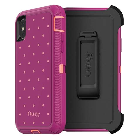 otterbox defender series protective case holster screenless edition  iphone  iphone xs