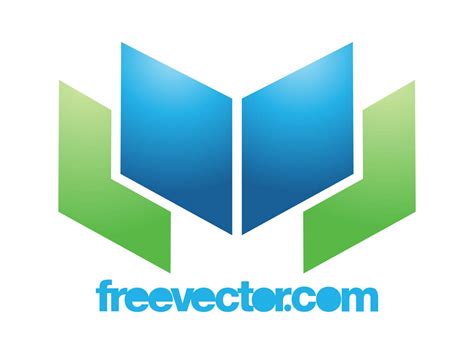 open book logo vector art graphics freevectorcom
