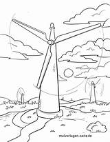 Malvorlage Wind Ausmalbilder Windrad Energie Windkraftanlage Umweltschutz Windenergie Malvorlagen Enery Mewarnai Angin Kincir Nachhaltigkeit Turbine Windkraft sketch template