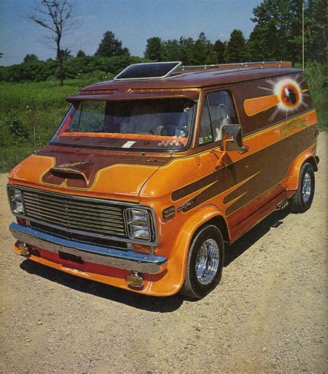 78 chevy shorty van sex on wheels with a solar panel on the roof to keep the lava lamp
