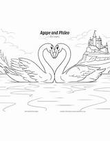 Coloring Agape Phileo Swans Mute Polish Kids Answers Pdf sketch template
