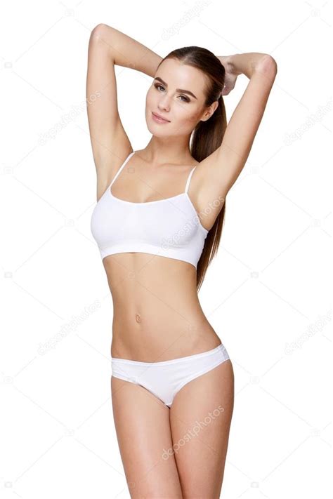 sexy mädchen in weißen dessous — stockfoto © repinanatoly 117833930