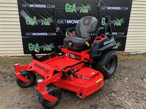 gravely pro turn  commercial  turn  hours   month lawn mowers  sale