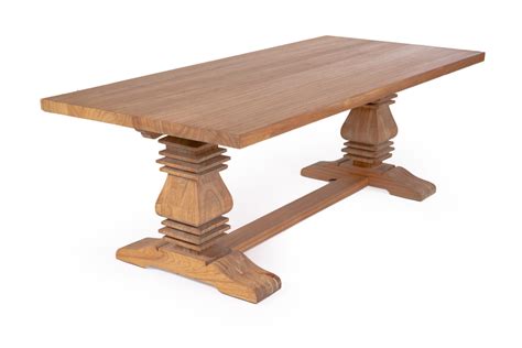 newport rectangular pedestal table abide interiors