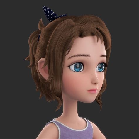 cartoon girl  model girl cartoon disney art style cartoon