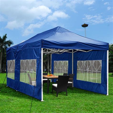 ez pop  canopy patio outdoor wedding shelter shade tent sidewall  ebay