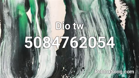 dio tw roblox id roblox  codes