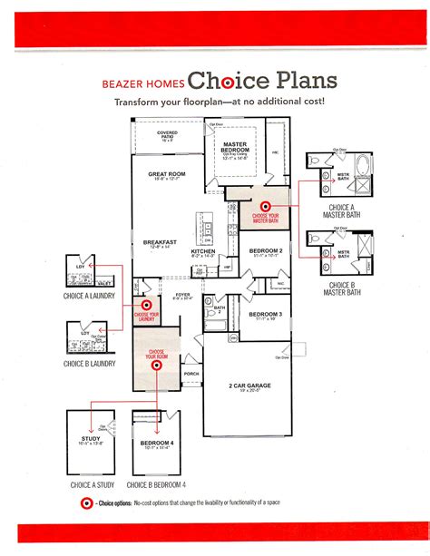 beazer homes floor plans
