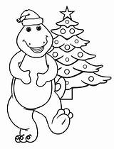 Barney Christmas Coloring Pages Tree Friends Printable Bop Baby Categories Playing sketch template