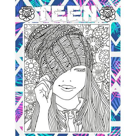 teen teenage colouring books  girls teenagers fun creative arts