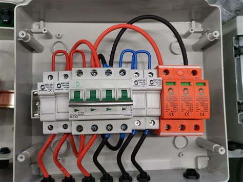 string pv combiner box  lighting arrester solar panel connectors fruugo nl