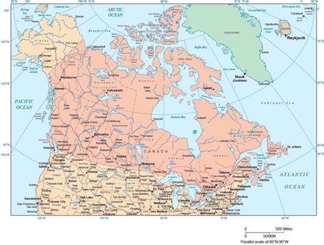 map  canada provinces